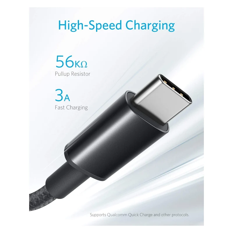 Anker USB-A to USB-C Cable - 15W / 1 Meter / Black