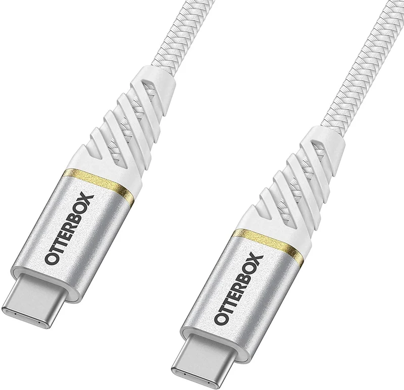 Otterbox Usb-C To Usb-C Fast Charge Cable – Premium 2 Meter - White