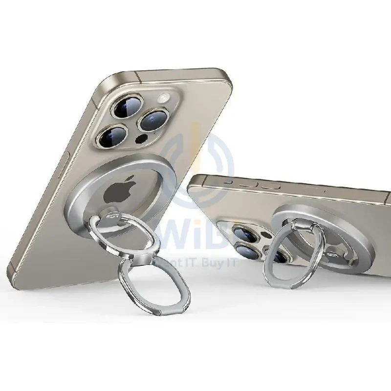 ESR HaloLock Ring Stand - Natural Titanium
