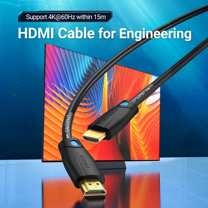 كابل فينشن إتش دي إم آي بدقة 4K / بطول 10 متر / أسود