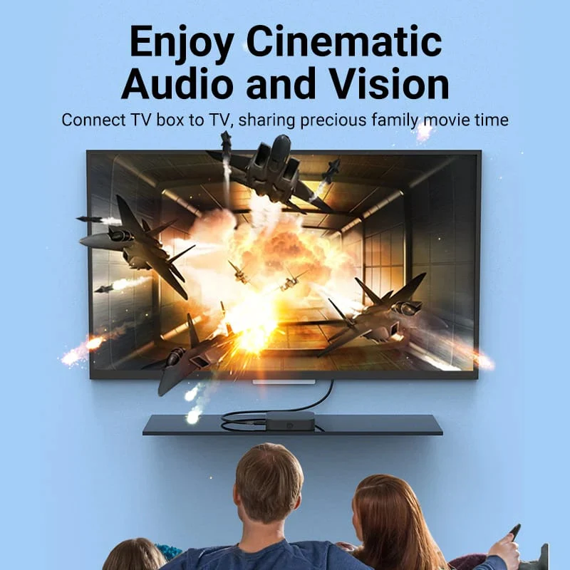 كابل فينشن إتش دي إم آي بدقة 4K / بطول 10 متر / أسود