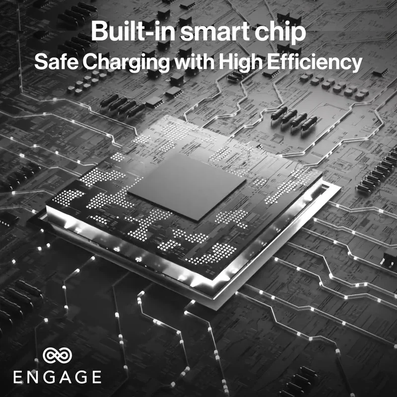 Engage Super Soft Silicone C To Usb-C Cable W/Lightning Adpter Bk 8954526522396
