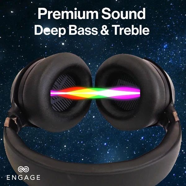 Engage Over-Ear Wireless Hybrid Anc Headphones(8954526522424)