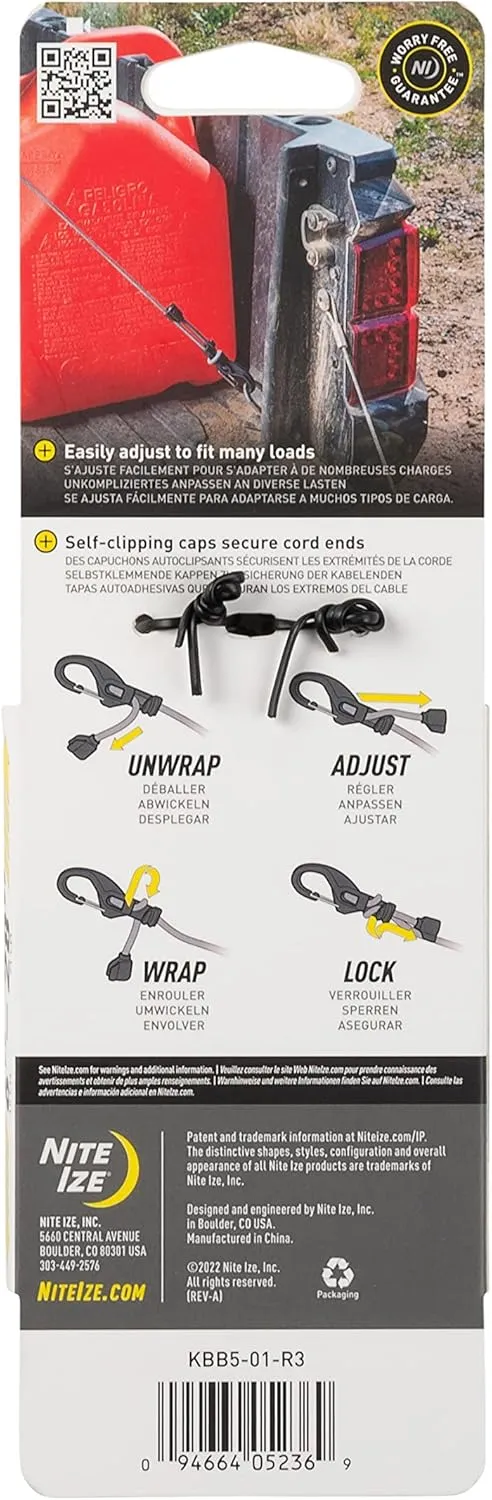 Niteize Knotbone™ Adjustable Bungee™ #5 - Black
