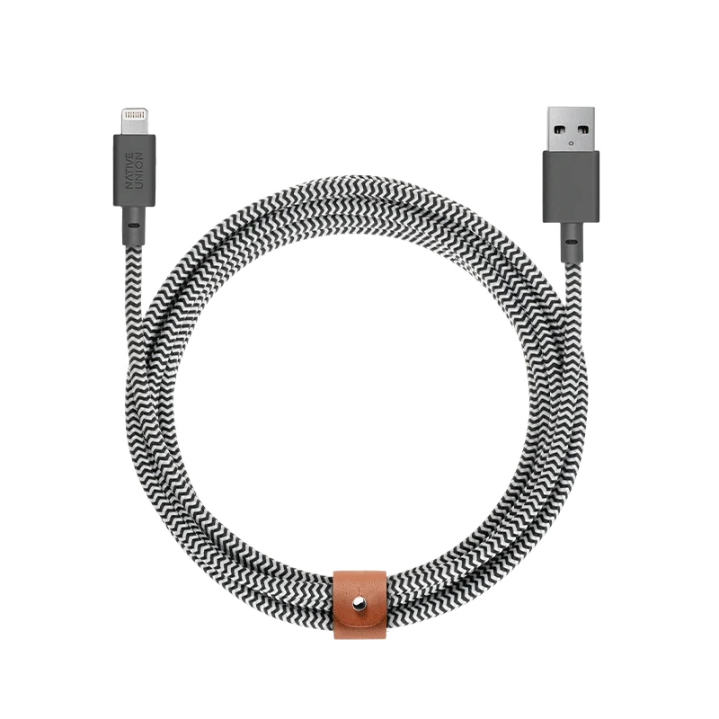 Native Union Belt Cable-Kv-Type A-C (3M)-Zebra - Zebra