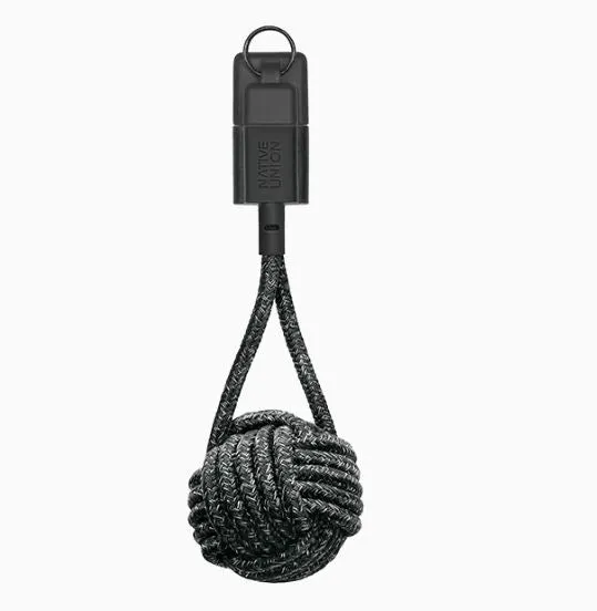 Native Union Key Cable - Usb A To Lightning - Cosmos Black