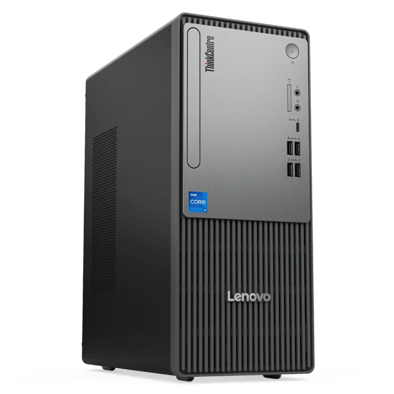 Lenovo ThinkCentre neo 50t Gen 5 - i5-14400 / 8GB / 512GB (NVMe M.2 SSD) / DOS (Without OS) / 1YW / Black - Desktop