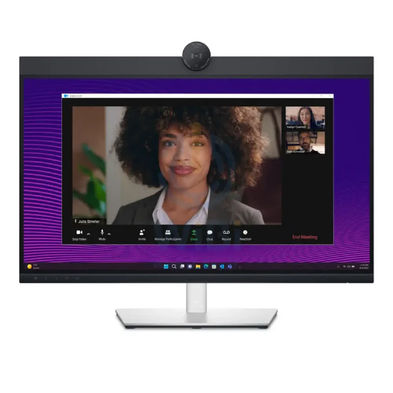 شاشة مؤتمرات فيديو ديل P2724DEB، مقاس 27 بوصة QHD، كاميرا بدقة 4 ميجابكسل، تردد تحديث 60 هرتز، زمن استجابة 5 مللي ثانية، HDMI 1.4/ديسبلاي بورت 1.4/يو إس بي-C/يو إس بي-A/LAN