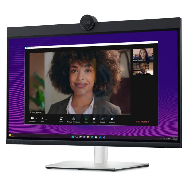 شاشة مؤتمرات فيديو ديل P2724DEB، مقاس 27 بوصة QHD، كاميرا بدقة 4 ميجابكسل، تردد تحديث 60 هرتز، زمن استجابة 5 مللي ثانية، HDMI 1.4/ديسبلاي بورت 1.4/يو إس بي-C/يو إس بي-A/LAN