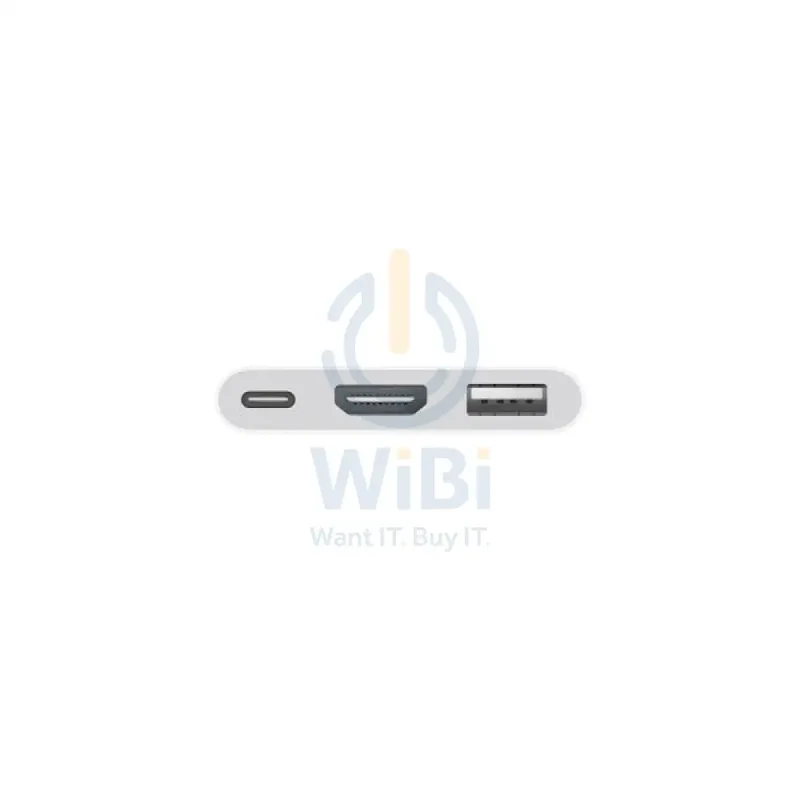 محول أبل متعدد المنافذ USB-C إلى Digital AV - أبيض