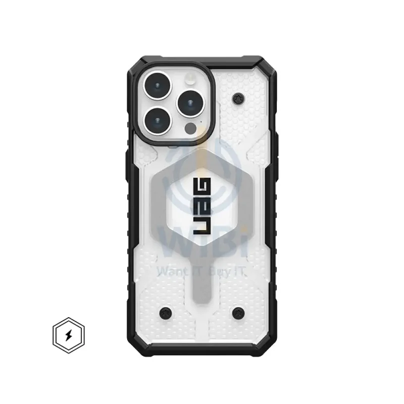 UAG iPhone 15 Pro Pathfinder MagSafe Case - Ice - (Warehouse Packed)