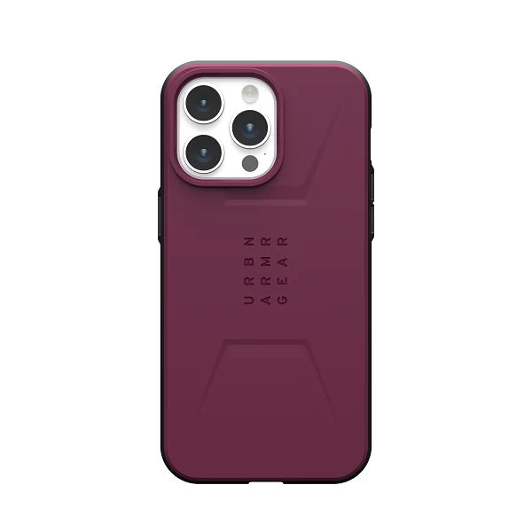 UAG Iphone 15 Pro Max Civilian Magsafe Case - Bordeaux