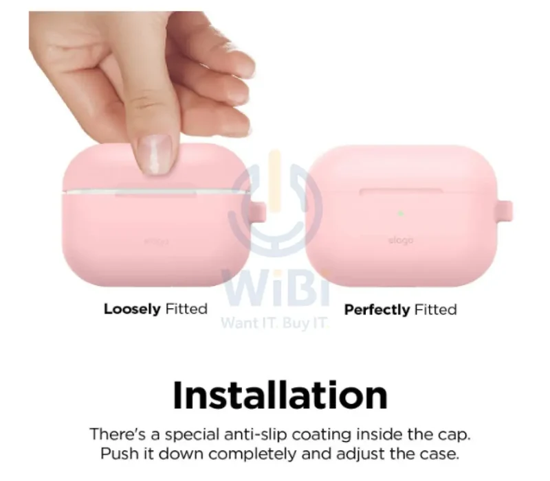Elago AirPods Pro Original Hang Case - Lovely pink - (Warehouse Packed)
