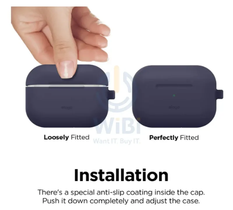 Elago AirPods Pro Original Hang Case - Jean Indigo - (Warehouse Packed)