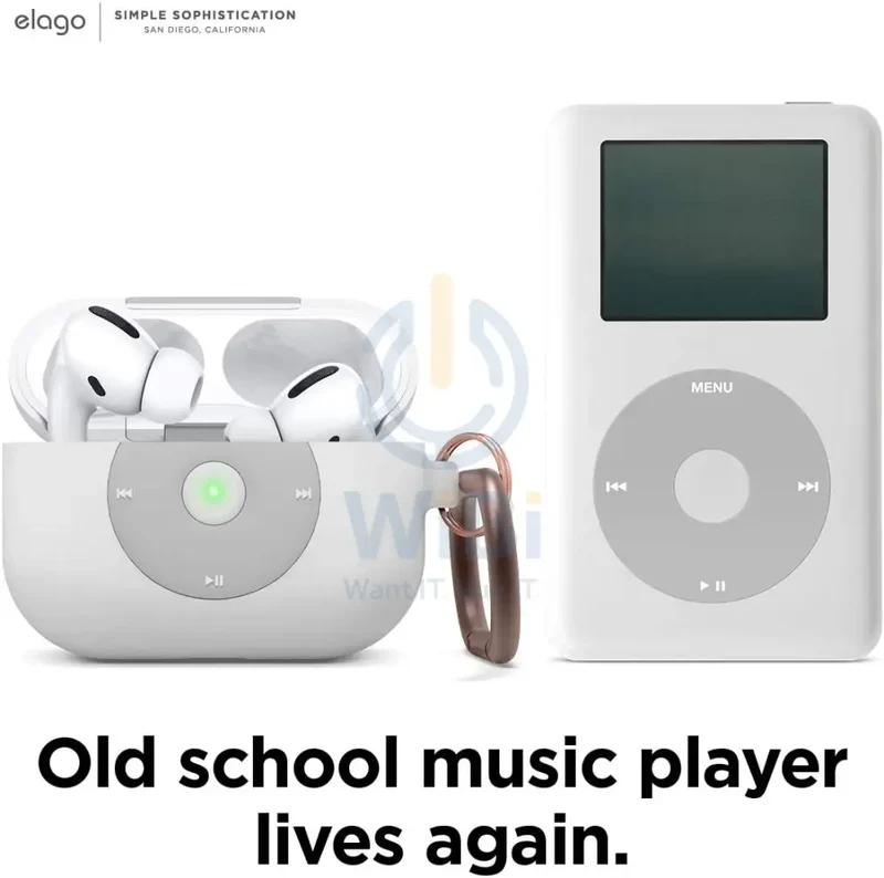 Elago AirPods Pro AW6 Hang Case (iPod) - White - (Warehouse Packed)