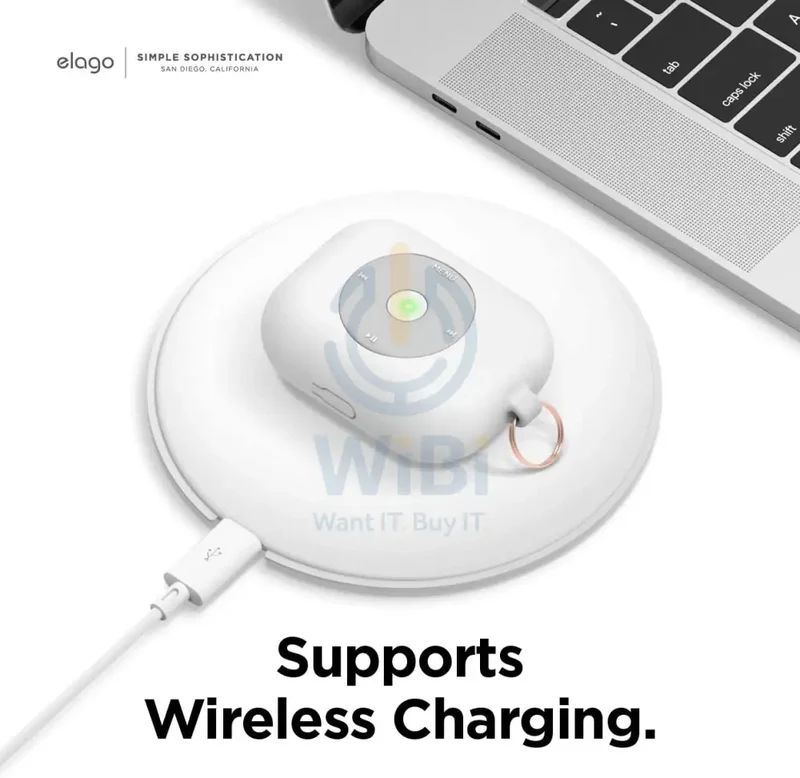 Elago AirPods Pro AW6 Hang Case (iPod) - White - (Warehouse Packed)