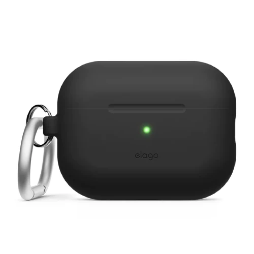 Elago AirPods Pro 1&2 Silicone Hang Case - Black - (Warehouse Packed)