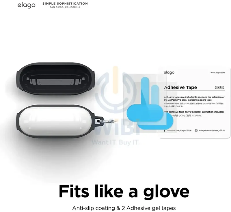 Elago Apple Airpods 3 EDC Case - Black - (Warehouse Packed)