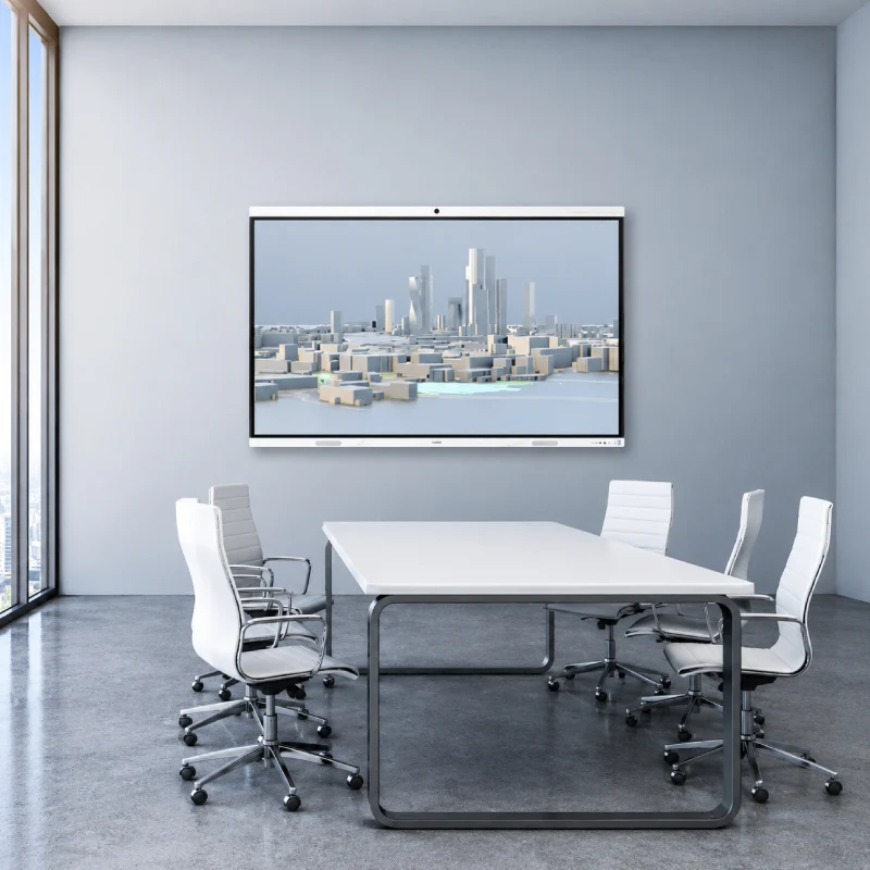 جهاز مايكروسوفت هواوي إيدياهَب B3 مع وحدة تحكم إيدياهَب، مقاس 65 بوصة، بدقة 4K UHD، معالج 8 أنوية، ذاكرة وصول عشوائي 8 جيجابايت، سعة تخزين 64 جيجابايت، HarmonyOS، مع حامل حائطي لهواوي إيدياهَب