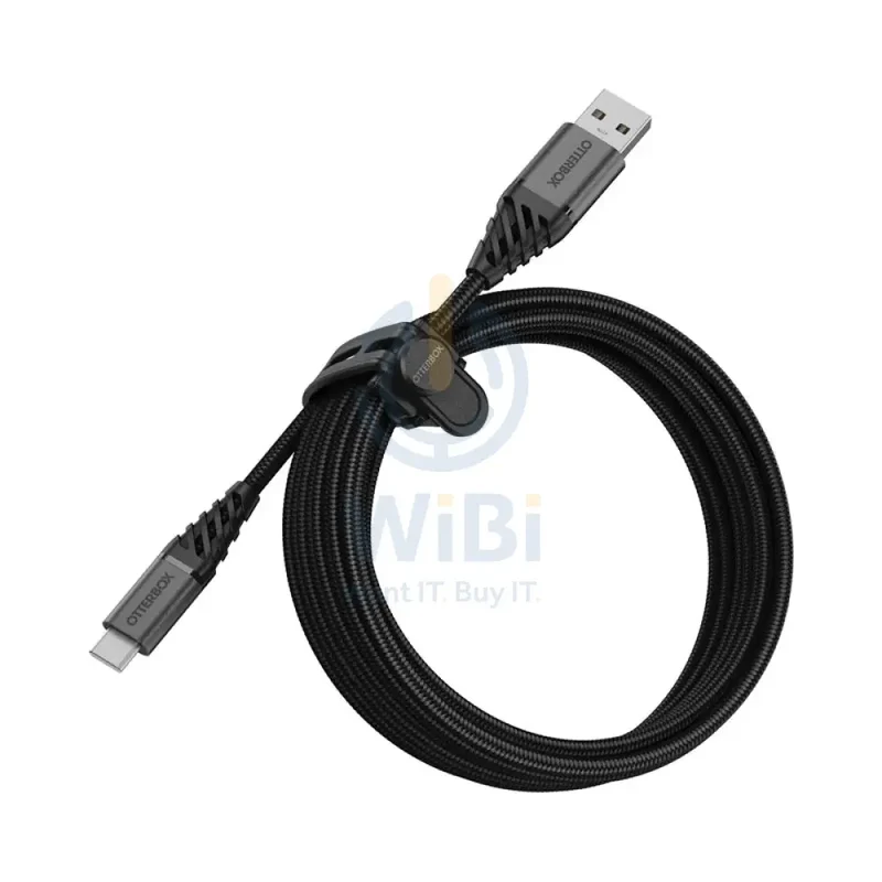OtterBox Premium USB-C To USB-A Cable - USB-C / USB-A / 3 Meters / Black - (Warehouse Packed)