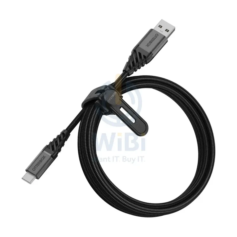 OtterBox Premium USB-C To USB-A Cable - USB-C / USB-A / 1 Meter / Black - (Warehouse Packed)