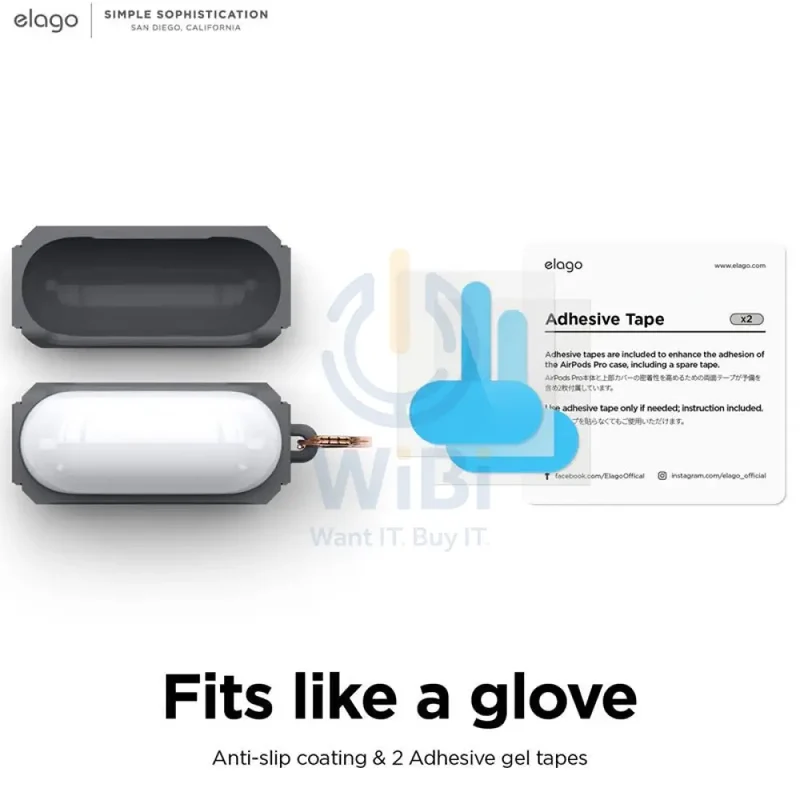Elago AirPods 3 Armor Case - Dark Gray - (Warehouse Packed)