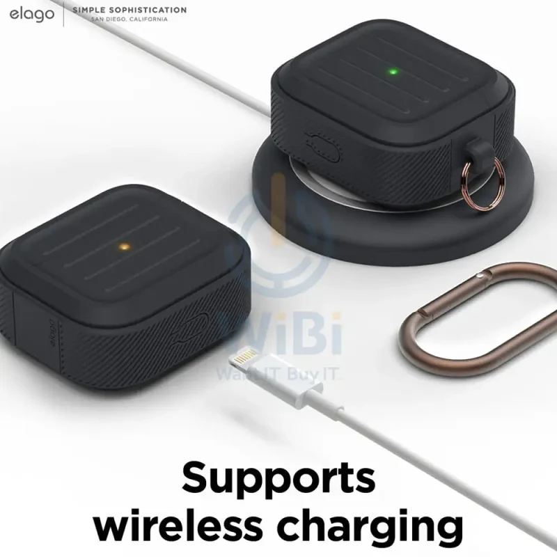 Elago AirPods 3 Armor Case - Black - (Warehouse Packed)