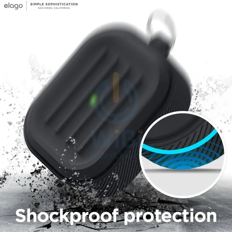 Elago AirPods 3 Armor Case - Black - (Warehouse Packed)