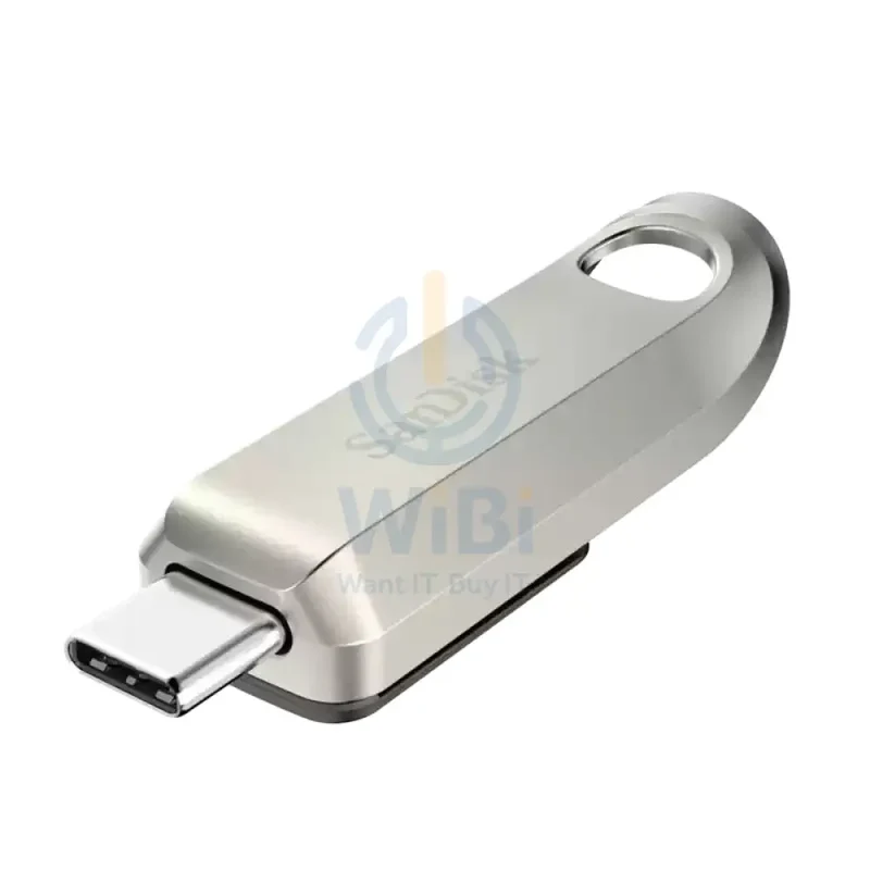 SanDisk Ultra Luxe USB-C Flash Drive - 512GB / Up to 400 MB/s / USB-C / USB 3.2 Gen 1 / Silver