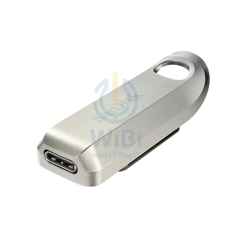 SanDisk Ultra Luxe USB-C Flash Drive - 512GB / Up to 400 MB/s / USB-C / USB 3.2 Gen 1 / Silver