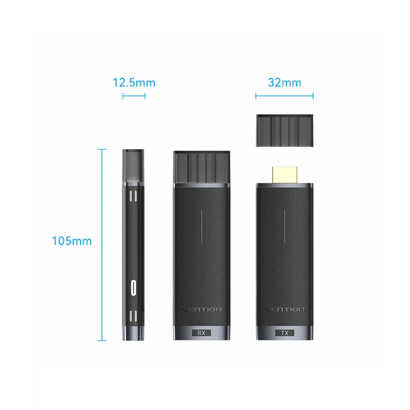 Vention Wireless HDMI Transmitter and Receiver - Blue