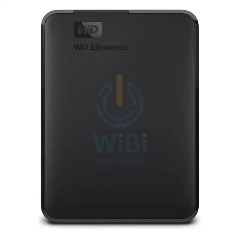 قرص صلب خارجي محمول WD إليمنتس / بسعة 2 تيرابايت / يو إس بي 3.0 / باللون الأسود