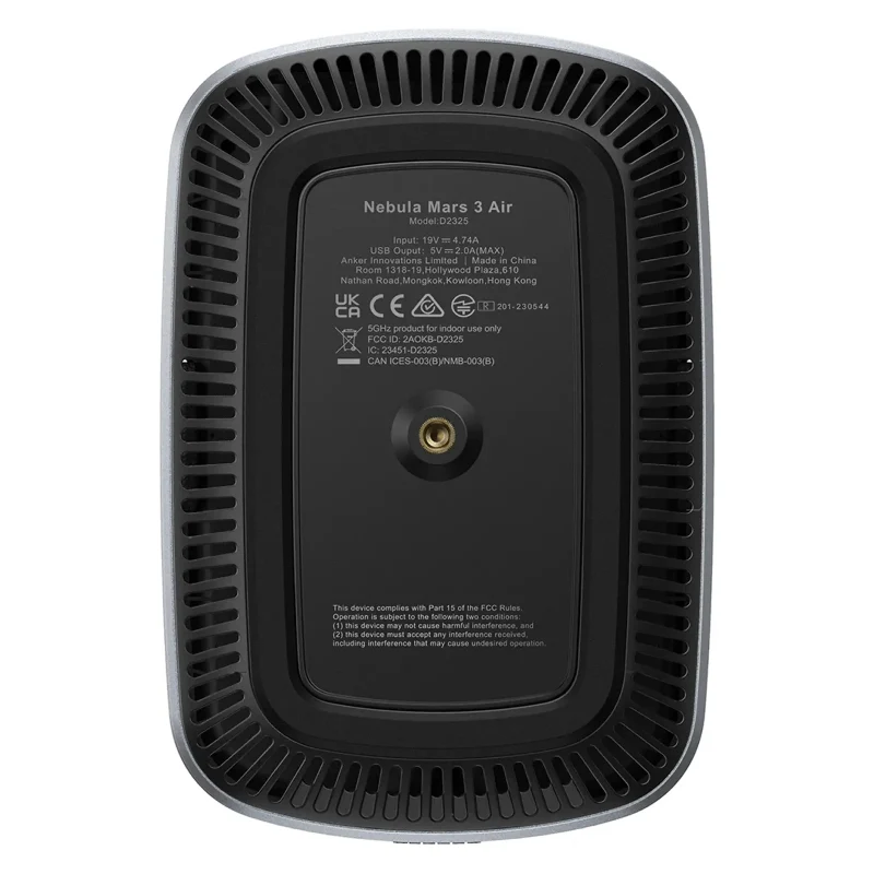 Anker Nebula Mars III Air LED Projector - 400 ANSI Lumens / HDMI/USB / Black