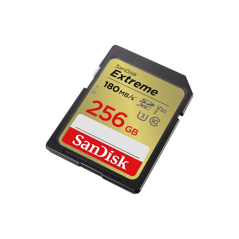 SanDisk Extreme SD UHS-I Card - 256GB / Up to 180MB/s