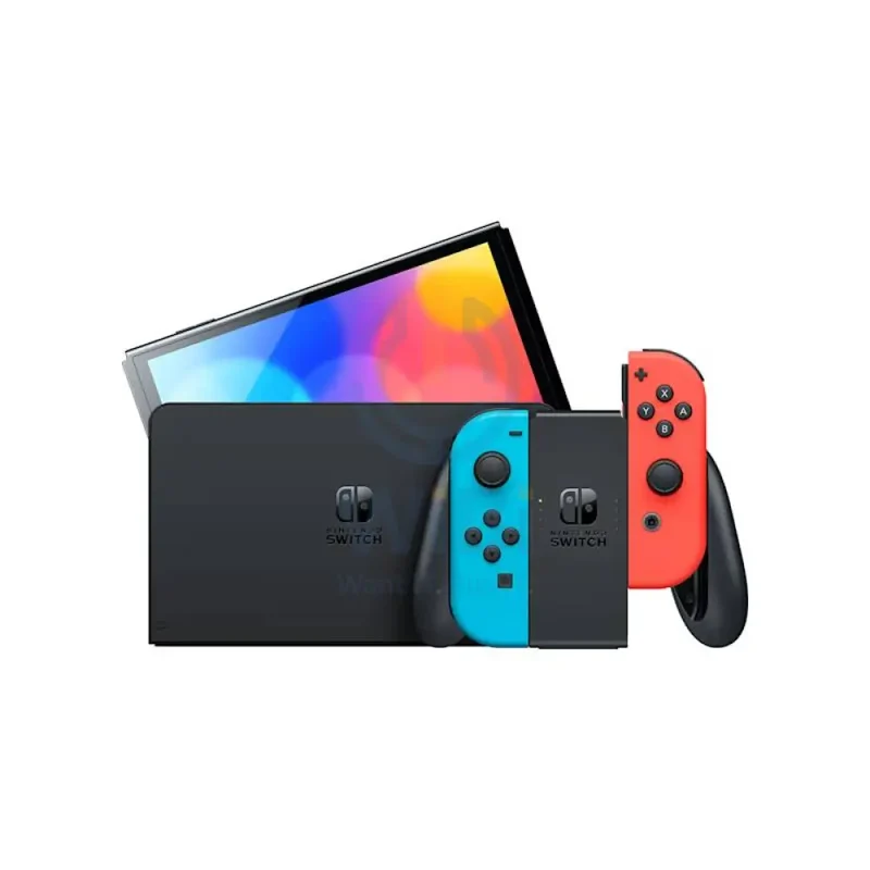 Nintendo Switch OLED Console with Blue/Red Joy-Con