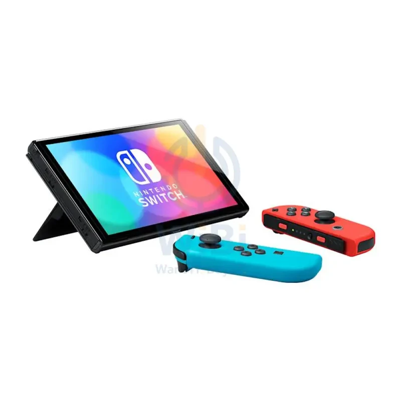 Nintendo Switch OLED Console with Blue/Red Joy-Con