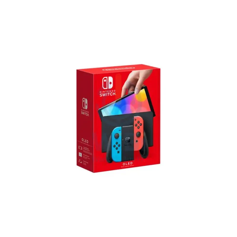 Nintendo Switch OLED Console with Blue/Red Joy-Con