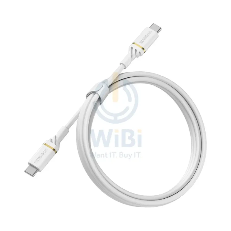 OtterBox Standard USB-C To USB-C Fast Charge Cable - USB-C / USB-C / 1 Meter / White - (Warehouse Packed)
