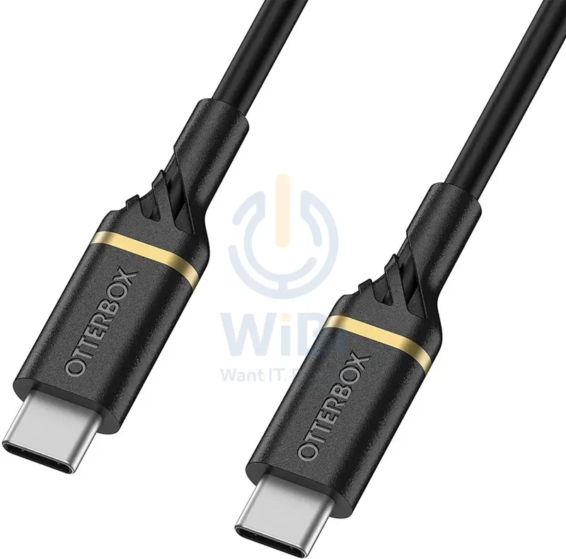 OtterBox USB-C to USB-C Fast Charge Cable - Standard 2 Meter - Black