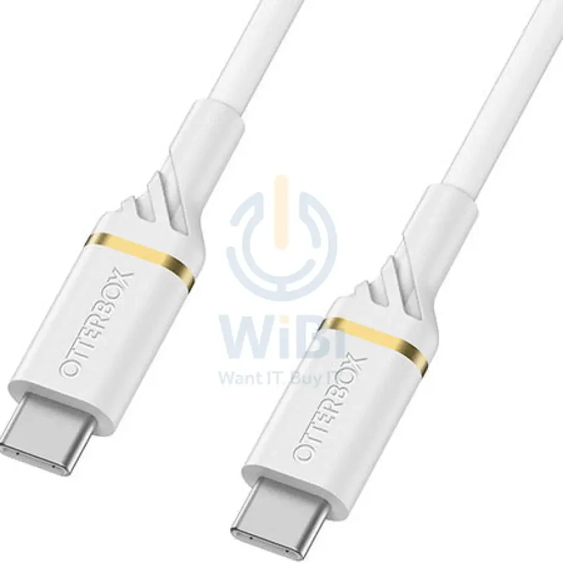 OtterBox USB-C to USB-C Fast Charge Cable - Standard 3 Meter - White - (Warehouse Packed)