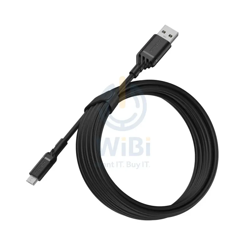 OtterBox Micro-USB To USB-A Cable - Micro-USB / USB-A / 3 Meters / Black - (Warehouse Packed)