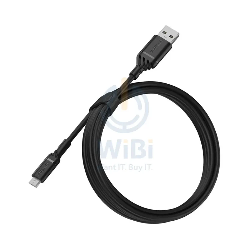 OtterBox Micro-USB To USB-A Cable - Micro-USB / USB-A / 2 Meters / Black - (Warehouse Packed)