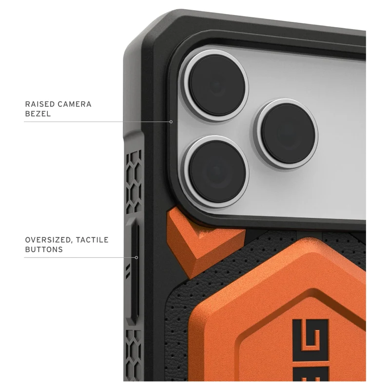 UAG Monarch Pro Magsafe Case For Apple iPhone 18 Pro / Apple iPhone 17 Pro - Orange