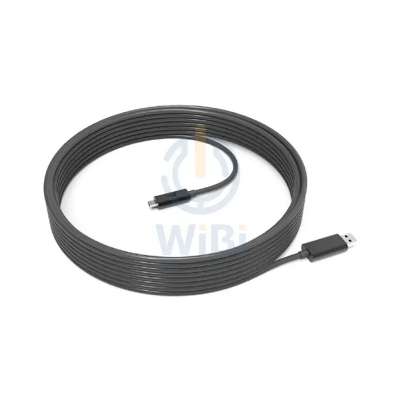 Logitech Strong Cable - 10m / USB Type A / USB-C / Black