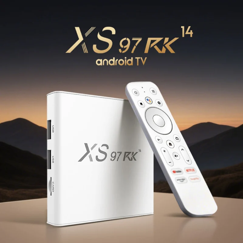 XS97 RK14 4K Android TV Box - 4K / 2GB / 8GB / Wi-Fi / White