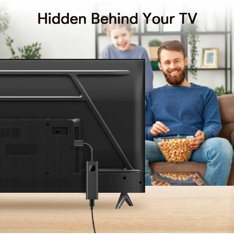 عصا تلفزيون أندرويد من دي كولور – دقة 4K / HDMI / يو إس بي-C / واي فاي / بلوتوث / أسود
