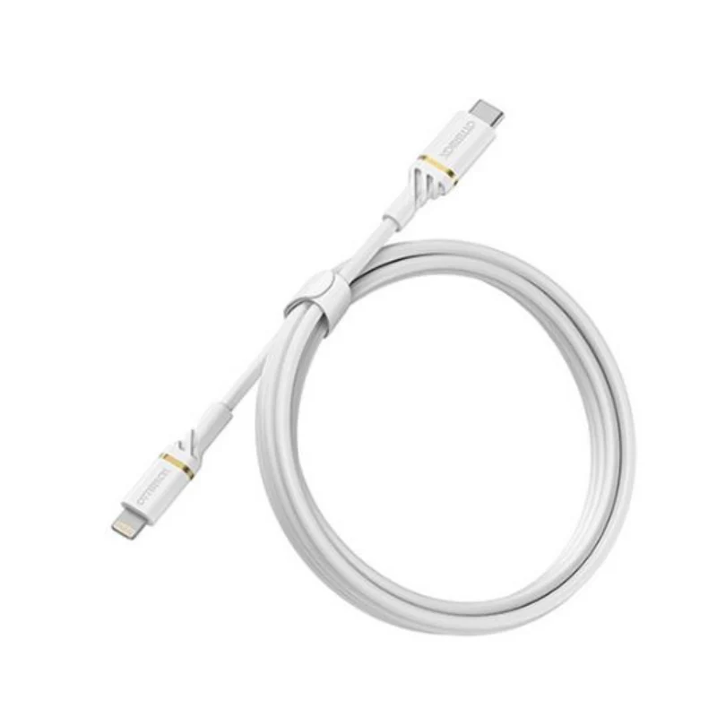كابل شحن سريع أوتر بوكس من لايتنينج إلى USB-C - قياسي 1 متر - أبيض