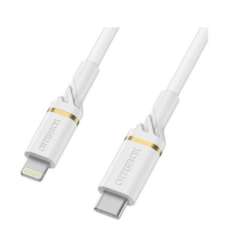 كابل شحن سريع أوتر بوكس من لايتنينج إلى USB-C - قياسي 1 متر - أبيض