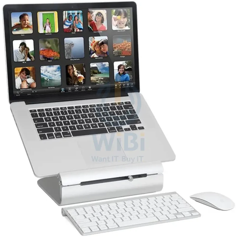 Rain Design iLevel2 Adjustable Height Laptop Stand - Silver (Warehouse Packed)
