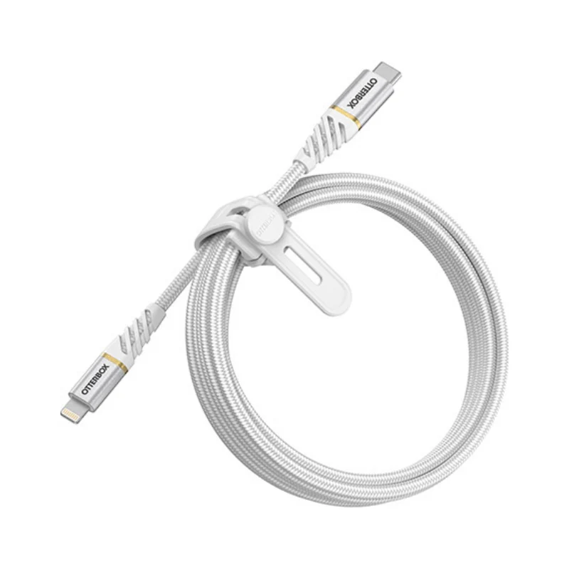 OtterBox Lightning to USB-C Fast Charge Cable - Premium 2 Meter - White